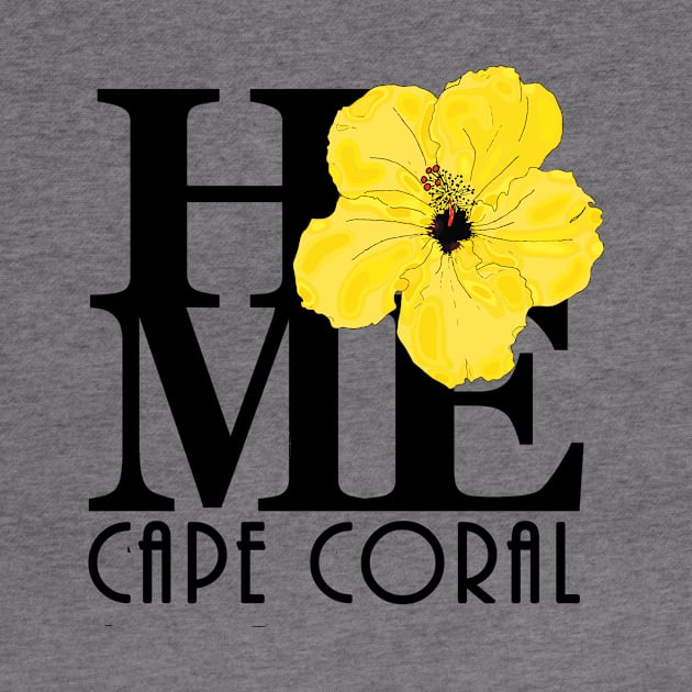 HOME Cape Coral Yellow Hibiscus by HomeBornLoveFlorida